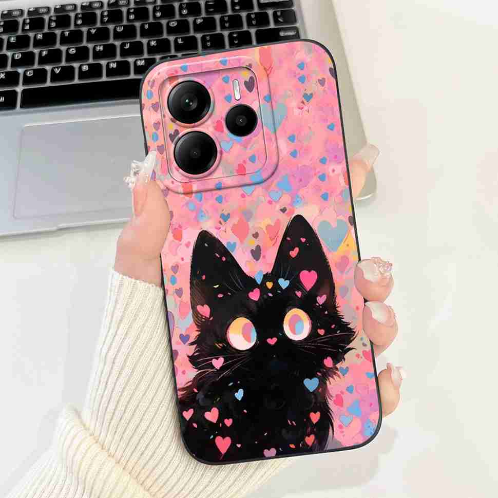 For Xiaomi Redmi Note 14 5G Case Panda Pattern Cover Soft Silicone Phone Case For Redmi Note 14 Note14 5G Fundas 6.67"
