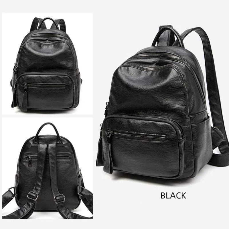 Дизайнерский бренд мода PU кожа женский рюкзак колледж школьный рюкзак сумка дорожная — фото 14