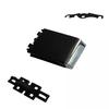 670011357 Front Vent Outlet Tab Clip Slider For Maserati 2013- Black Silver ABS PC Interior Trim Replacement Part