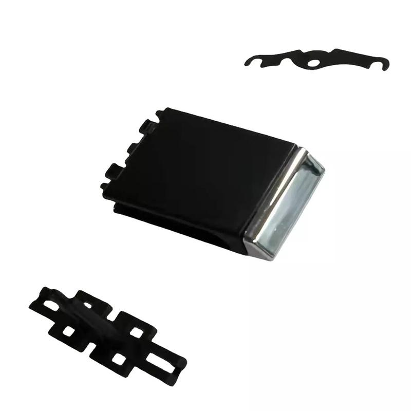 670011357 Front Vent Outlet Tab Clip Slider For Maserati 2013- Black Silver ABS PC Interior Trim Replacement Part