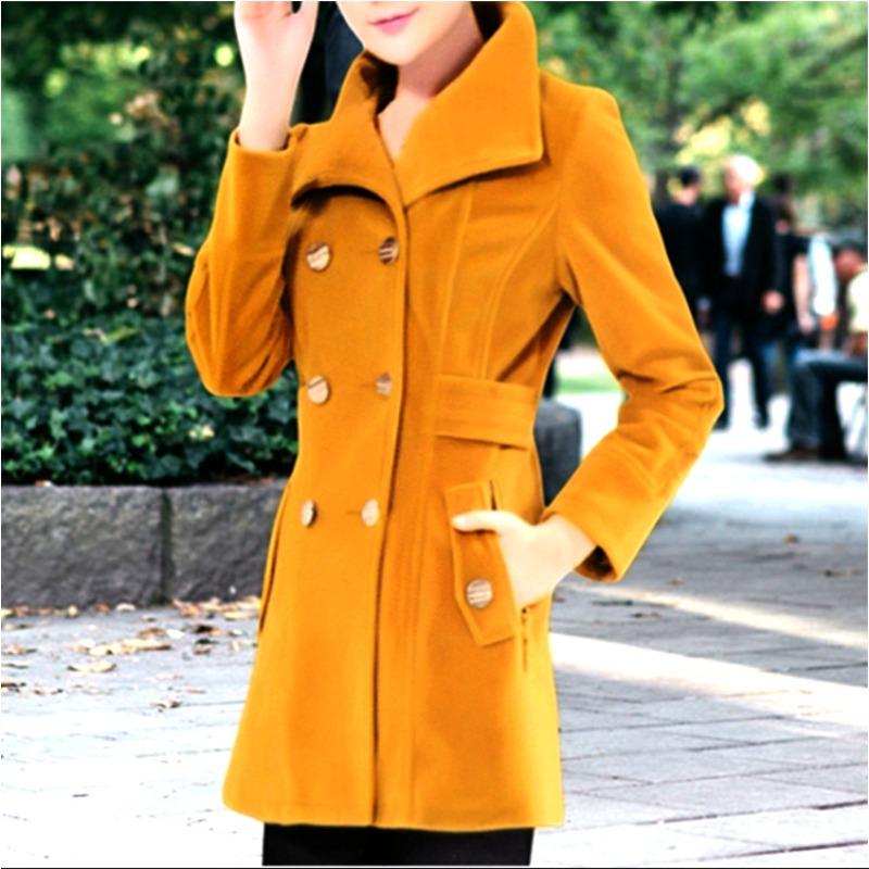 Neuer Herbst- und Winter-Dicker Wollmantel für Damen Nizi-Mantel