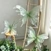 Large Size Simulated Butterfly Giant Size 3D Design 3D Silk Butterfly Silk Material Finished Products Artificial Butterfly