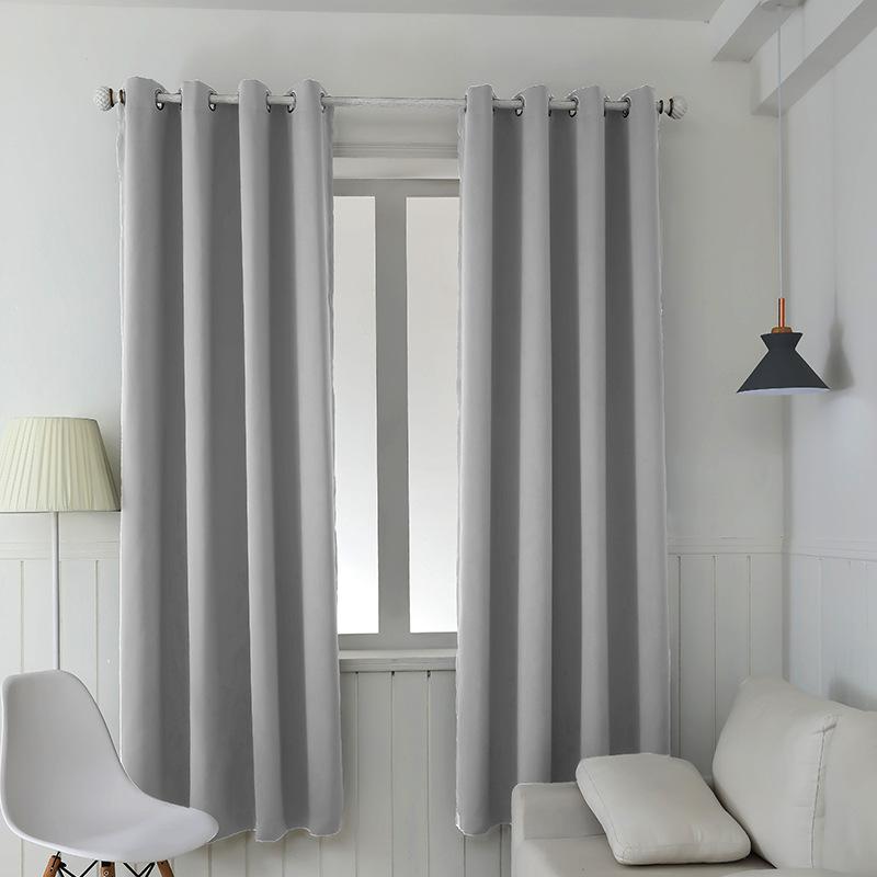 Low Price Drive Dnu High Precision Finished Curtains Blackout Insulation Curtains Solid Color Curtains