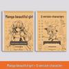 Manga Beginner's Tracing Book: Anime Character Line Art for Kids - Beautiful Ancient Style Girls
