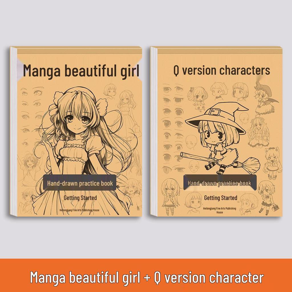 Manga Beginner's Tracing Book: Anime Character Line Art for Kids - Beautiful Ancient Style Girls