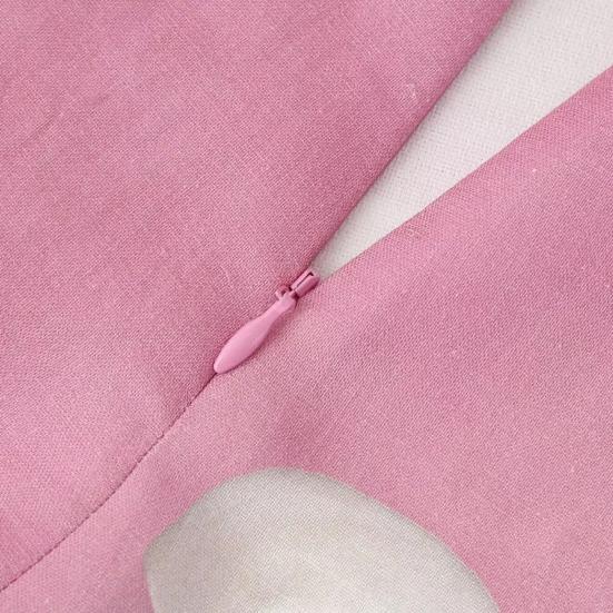 Damen Midirock Hohe Taille Hüftwickelrock Versteckter Reißverschluss Design Rosa Blumendruck Gerader Rock Slim Fit Langer Rock Streetwear