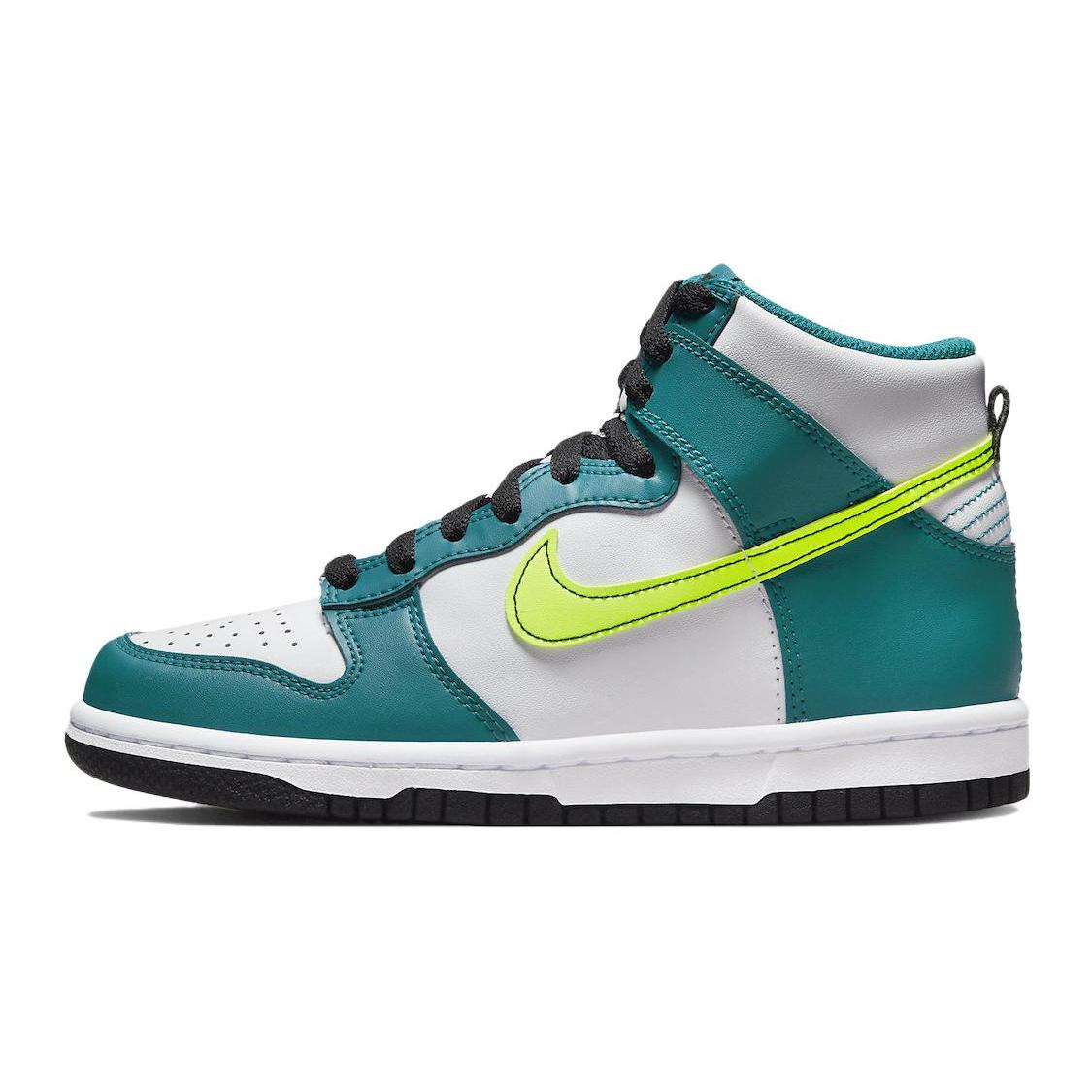 

New Nike Dunk High Bright Spruce Volt GS DB2179-109 37.5