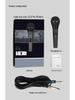 Full Metal Handheld Wired Microphone for Live Stage, Outdoor Singing, and Home Audio.
