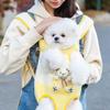 Portable Dog Double Shoulder Bag Four Feet Pet Carrying Supplies Cat Backpack  for Outdoor Travel