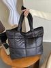 Pu Quilted Square Shoulder Bag For Women With Large Capacity And Urban Style