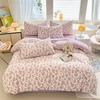 Floral Style Duvet Cover Sets Single/Queen/King Soft Washed Cotton Bed Cover Sets 240x220 Bedding Sets