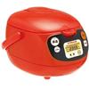 A Large Rice Case That Pops Open When You Pull the Button Metallic Gacha Gacha Capsule Toy Cooker-shaped [4. Red] (single Item)
