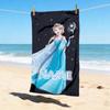 Custom Name Princesses' Garden Stylish Digital Printing Beach Towel Quick‑Drying Absorbent Blanket for Beach Pool Gym Travel