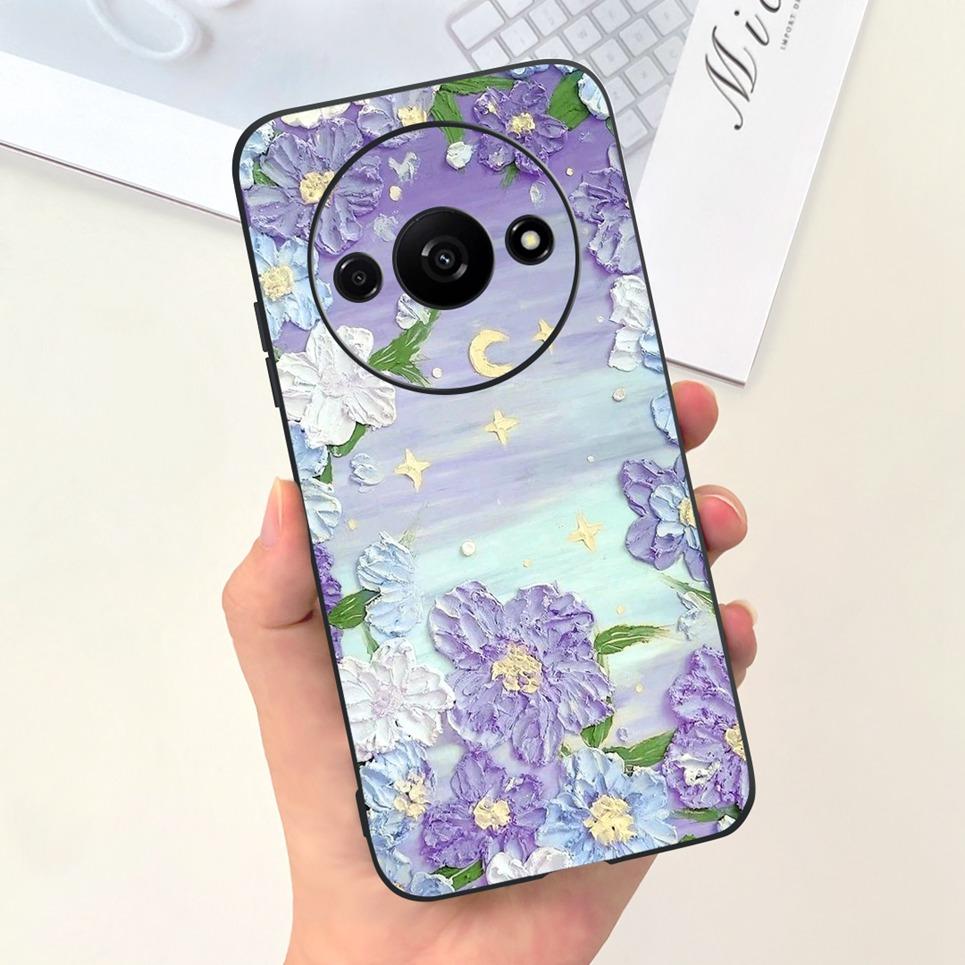 For Funda Xiaomi Redmi A3 Case Women Fashion Girly Flower Butterfly Bumper For Xiaomi Mi A3 Mia3 RedmiA3 Coque Soft Silicone