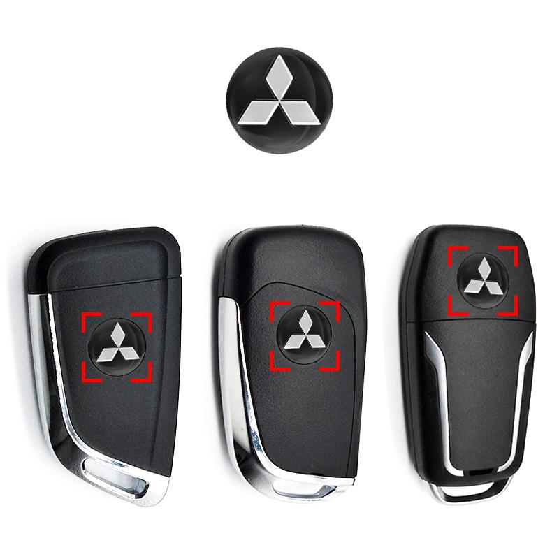 Odznaka Samochodowa Kluczyk Naklejki Sterowania Auto Brelok Emblemat Naklejka Akcesoria Do Mitsubishi Ralliart EX Outlander Competition Outlander