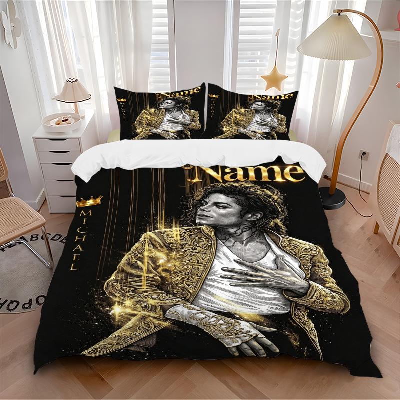 Custom Golden Legend Bedding 3 Piece Set HD Print Duvet Cover Pillowcases for Teens Adult Bedroom Decoration Christmas Gift
