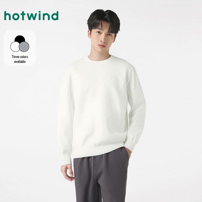 Базовый вязаный свитер с круглым вырезом для мужчин от Hotwind L