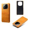 For Xiaomi Redmi Note 14 Pro+ 5G Case Calf Texture PU Leather Hard PC Protective Phone Cover
