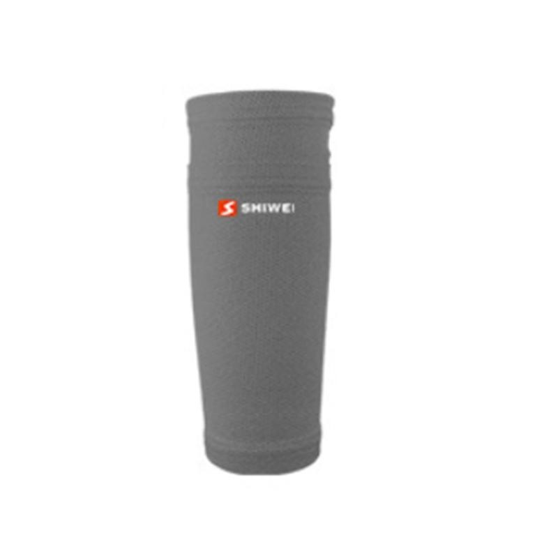 Breathable Soft Adult Men Football Leg Shin Guard Sock Insert Type Soft Leg Support