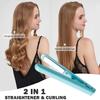 Portable USB Hair Straightener Fast Heating Electric Curling Iron Straight Curly Hair Bangs Mini Curling Wand Travel Women Hair Styling Tool