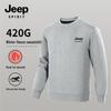 JEEP SPIRIT Herr Fleecefodrad Crewneck Sweatshirt