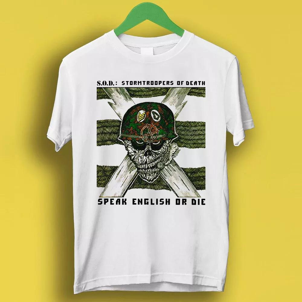 

Stormtroopers Of Death SOD Metal Hardcore Punk Rock Music Top Tee T Shirt P248 4XL