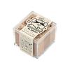 9pcs Vintage Wooden Rubber Stamps Clear Cartoon Patterns Beech Material for Paper Crafting Letters Diary Greeting Cards