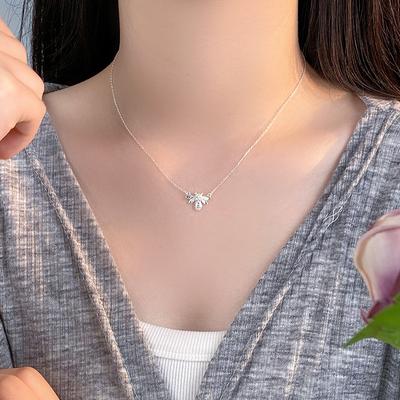 Personalized Little Bee Necklace Light Luxury Childlike Fun Cute Animal Versatile Necklace Collar Chain