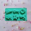 New Christmas Wreath Snowman Tree Silicone Cake Mold Handmade Soap Making Xmas Cake Jelly Egg Tart Bread Mold Baking Tool