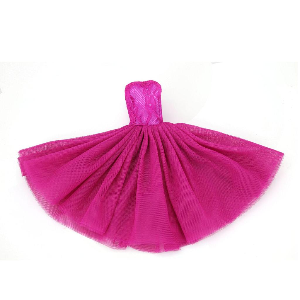 Multicolored Mini Mesh Skirt for 29cm Dolls - Babi Wedding Dress, Short Dress-Up Skirt for Toy Girls