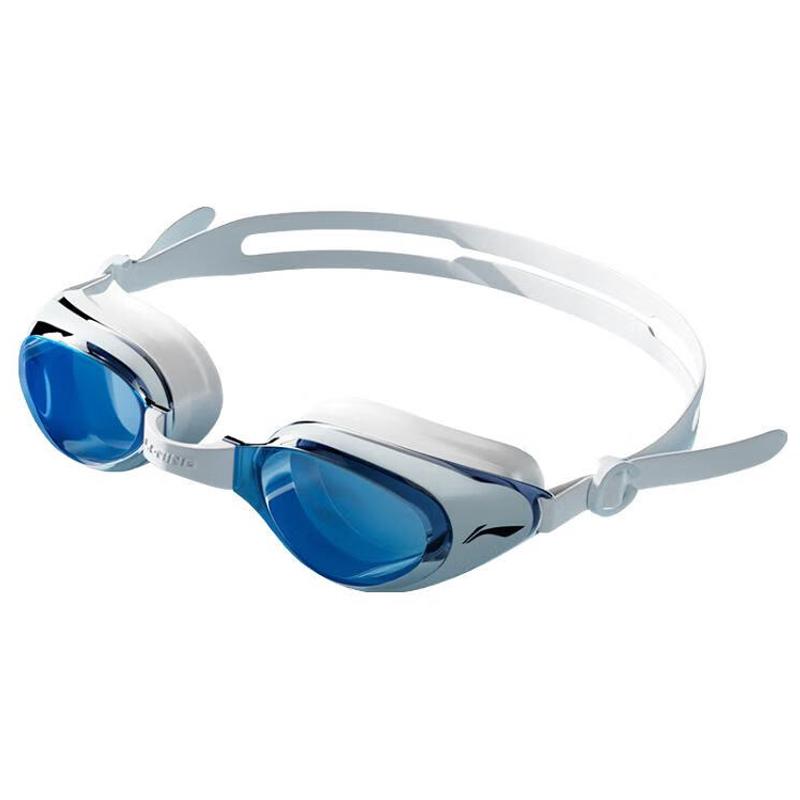 Li Ning Men s Professional Swim Goggles With New Arrival Women s Scuba Swim Goggles, Large Frame White ASJT113-2