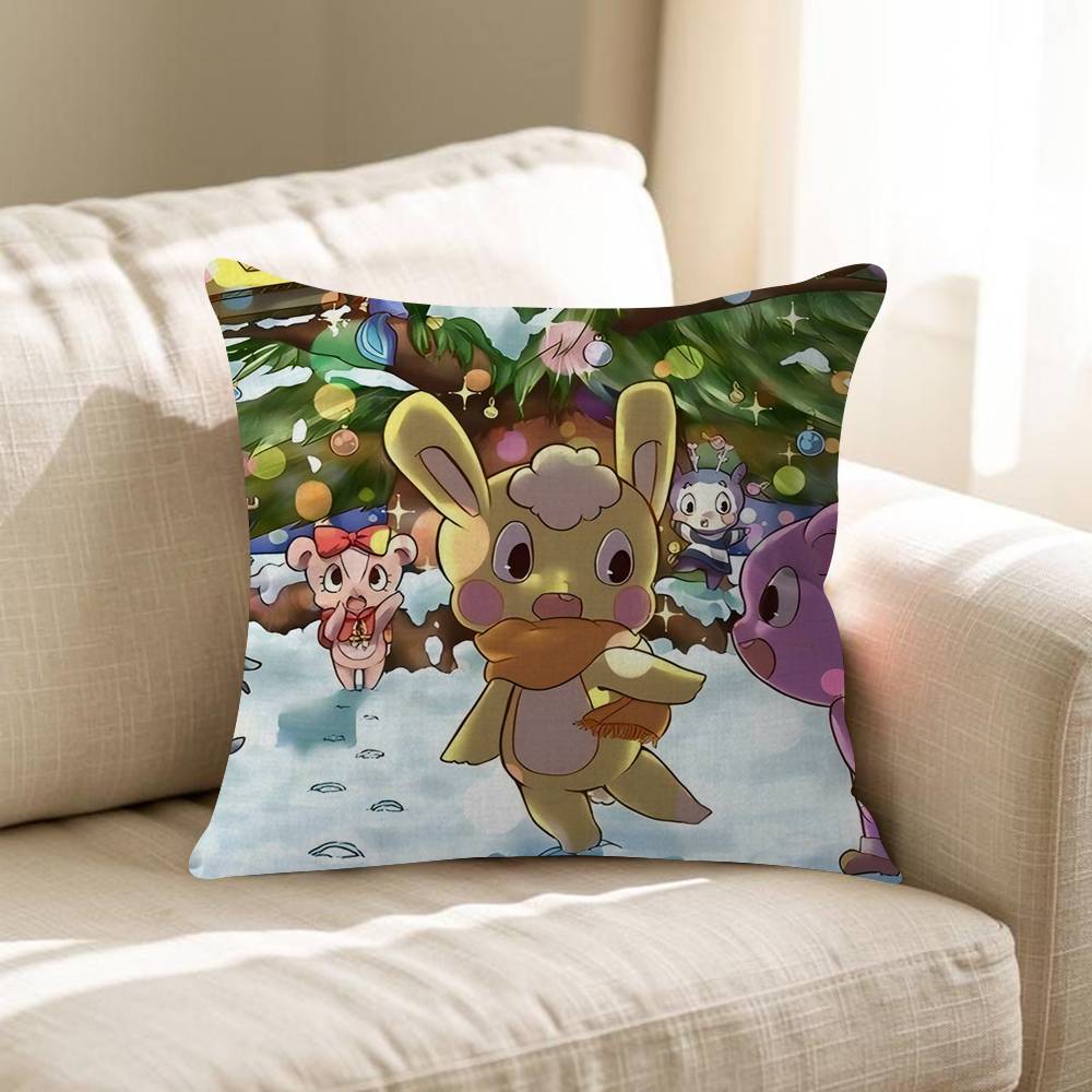 HHappy Tree Friends Pillow Gift Home Office Decoration Pillow Bedroom Sofa Car Cushion CoverPillow Case