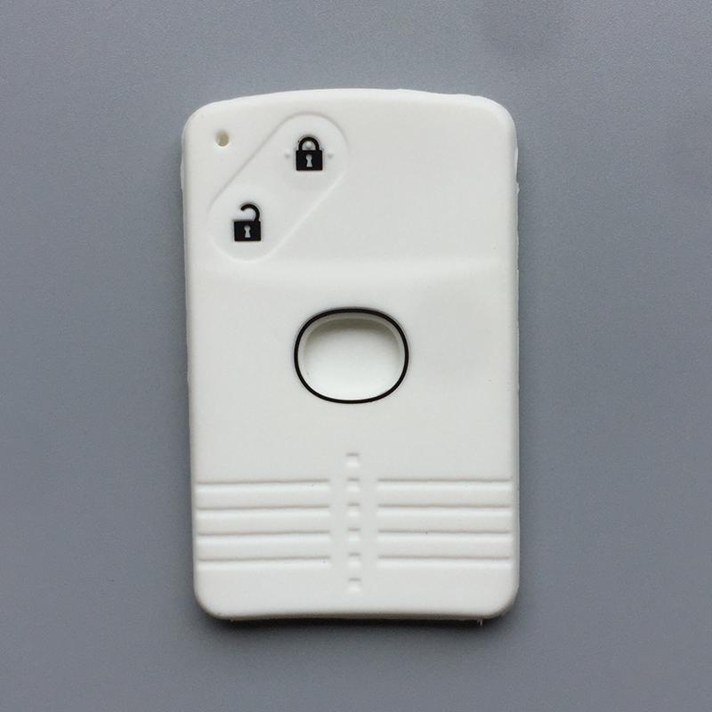 ZAD Silicone rubber car key cover case holder shell skin set for Mazda 3 5 6 8 M8 CX-7 CX-9 2 buttons smart card remote key fob