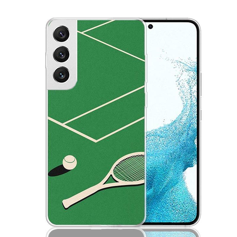 Tennis Sport Phone Case For Samsung Galaxy S26 S25 Edge S24 S23 FE S22 Ultra S21 Plus S20 + Fundas Cover Coque Galaxy S25 S24 S2