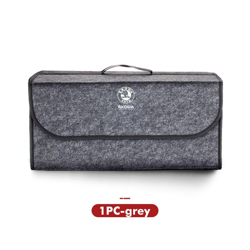 hrcay2 For Skoda Car Trunk Storage Box Foldable Stowing Tidying Container Bag Accessories octavia a5 a4 mk1 2 fabia superb rapid mk3