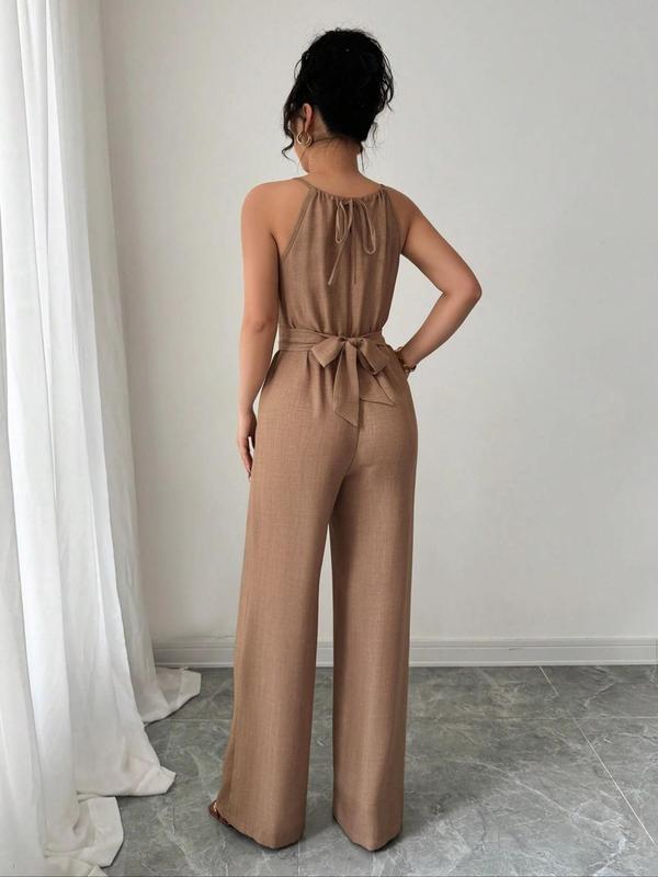 L6751 Dames Effen Kleur Body Shaping Jumpsuit