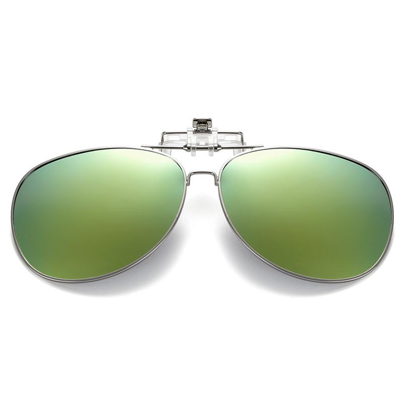

Polarized Sunglasses Lens clip on glasses Night Vision Yellow Aviation Metail Frame Women Men Sun Glasses with Clips Unisex Clip Other