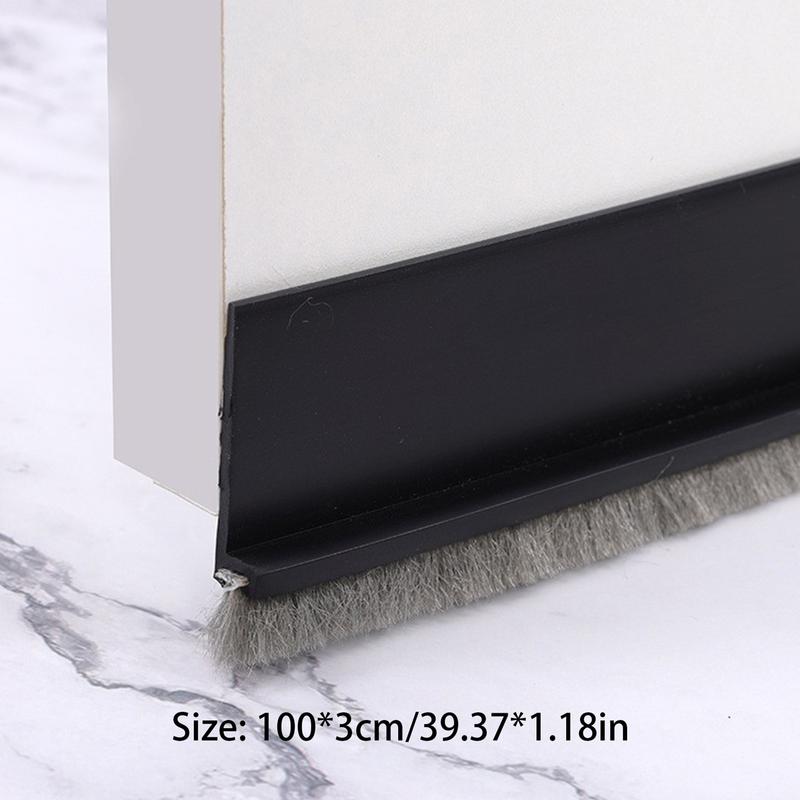 Door Weather Stripping Waterproof Bottom Sealer Draft Stopper Flexible Weather Stripping Window Sealer Draft Blocker For Living