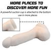 Superweicher Dildo mit Saugnapf, weibliches Masturbationsspielzeug, Penis-Hautgefühl, realistischer Schwanz, weiches Material für Oralsex, weiblich