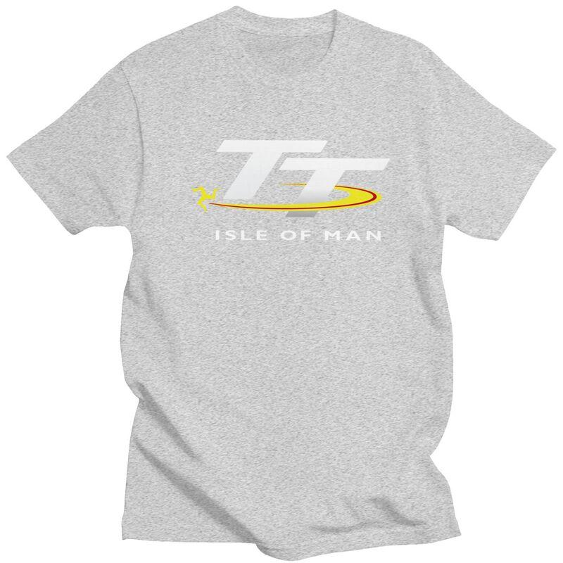 Custom Motorcycle Sport Isle Of Man TT Races T Shirt Men Tshirt Streetwear Tee 100 Cotton Oversized Tshirts Merch