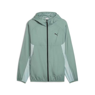 Comfortable Durable Hooded Zipper Long Sleeve Jacket Men Jackets Green 687554-30