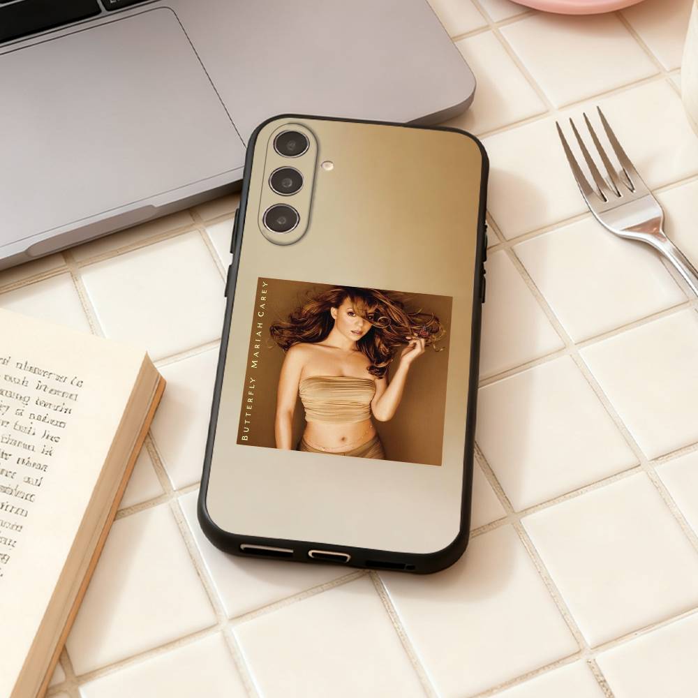 

M-Mariah carey wallpaper phone Case For Samsung Galaxy A73,A72,A71,A70,A53,A52,A51,Others Soft Black Shell Samsung a22 5g