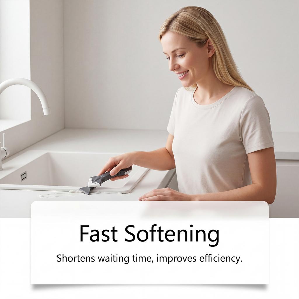 Jarrary Silicone Remover for Home Kitchen Bathroom, Adhesive Dissolver, Multi-Surface Cleaner for Daily Use