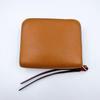 Used LOEWE Anagram Leather Bifold Wallet with Strap In Brown