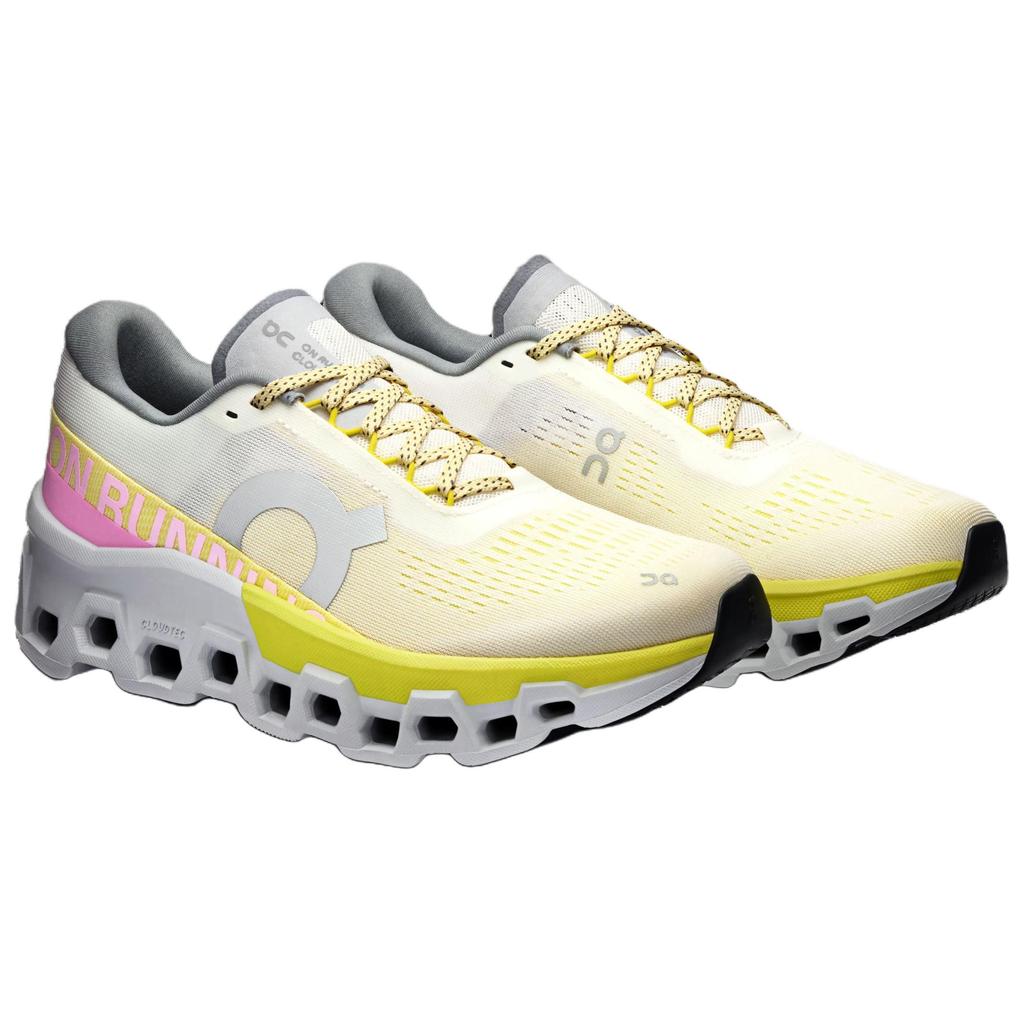 On Cloudmster 2 Comfortable Durable Running Shoes Women sneaker Beige Pink 3WF30793072