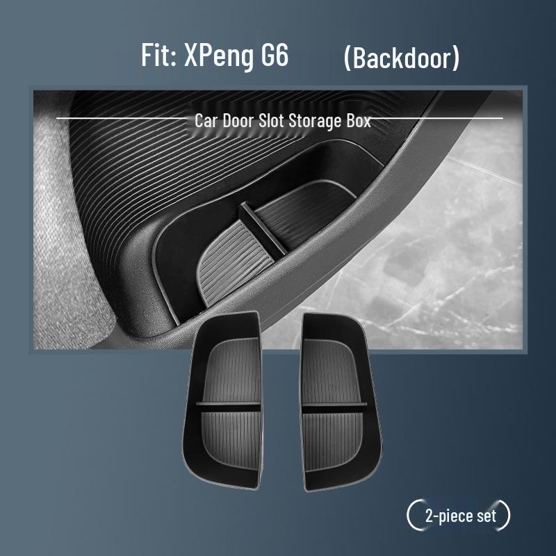 Fit for 23-25 Models: Xiaopeng G6 Car Door Storage Organizer - Car Interior Accessory