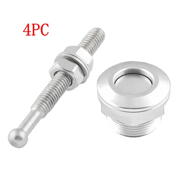 1Pc/4Pc Universal 22mm Car Push Button Bonnet Hood Pin Lock Clip Kit Quick Release Latch Engine Bonnets Auto Accessories HL-1001