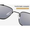 Retro square frame steampunk metal sunglasses personality sunglasses