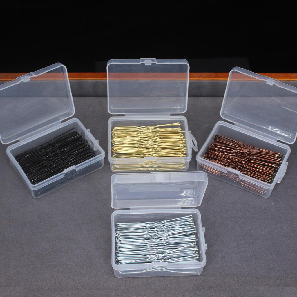 50 szt./zestaw Wsuwki do włosów w kształcie litery U do koka Metalowe spinki do włosów Wsuwki Bobby Ślubne spinki do włosów Modne narzędzia do stylizacji włosów Klipsy U