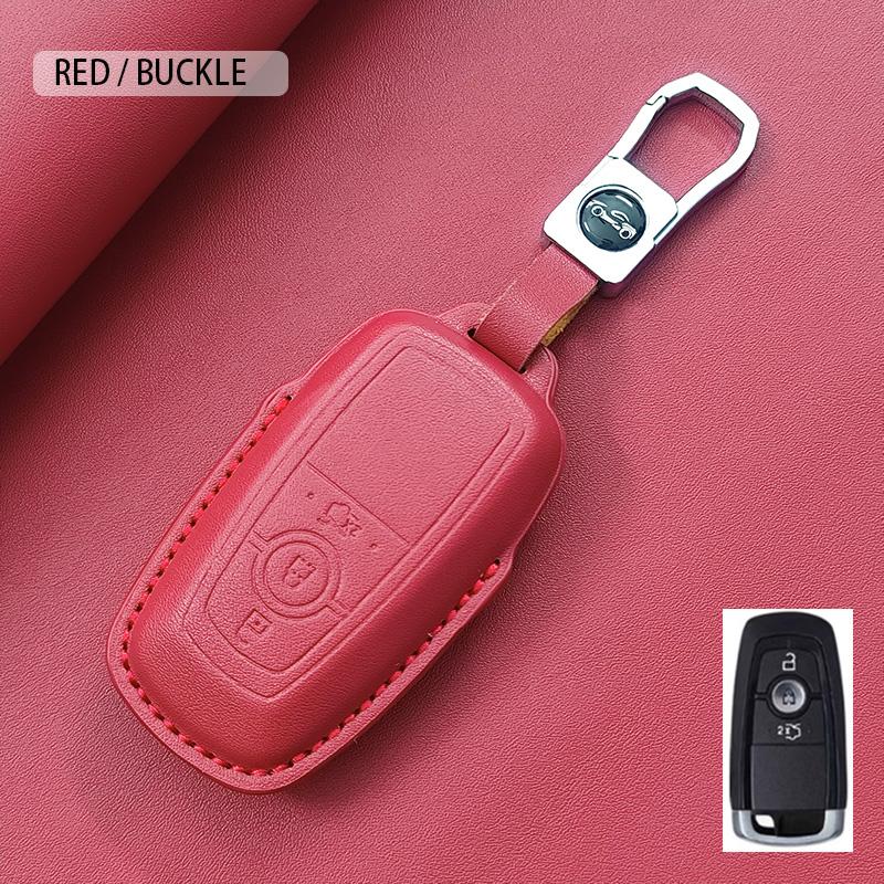 Car Key Case Cover Fob For Ford Focus 3 4 St Mondeo 5 Mk5 Edge Fusion Mustang Explorer F150 F250 F350